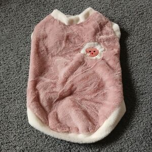 Cat Faux Rabbit Fur Cat Vest Fluffy Plush Warm Fleece Sweatshirt Pet Sweater L